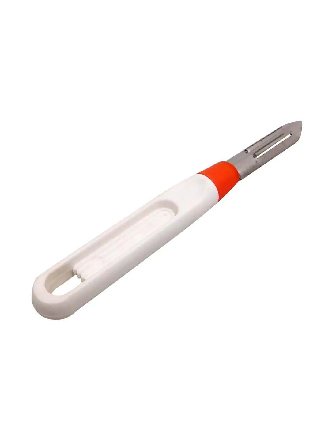 Ніж з пластмасовою ручкою для очищення овочів і фруктів (економка, з двома лезами) Kitchette (273207368)