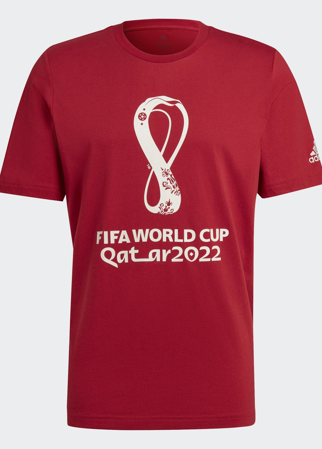 Бордовая футболка fifa world cup 2022™ graphic adidas