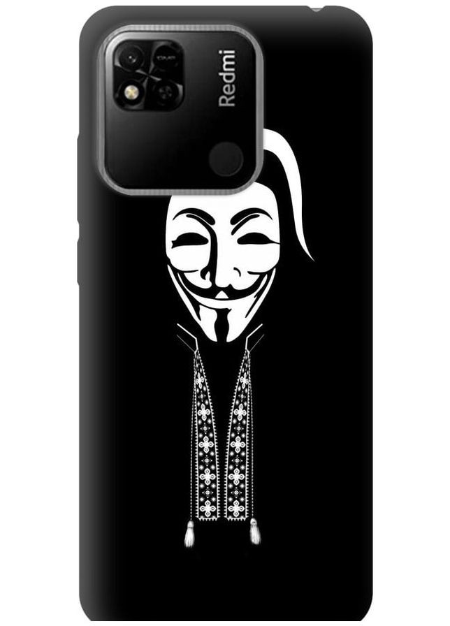 TPU черный чехол 'Anonimus. Козак' для Endorphone Xiaomi Redmi 10A (269356678)