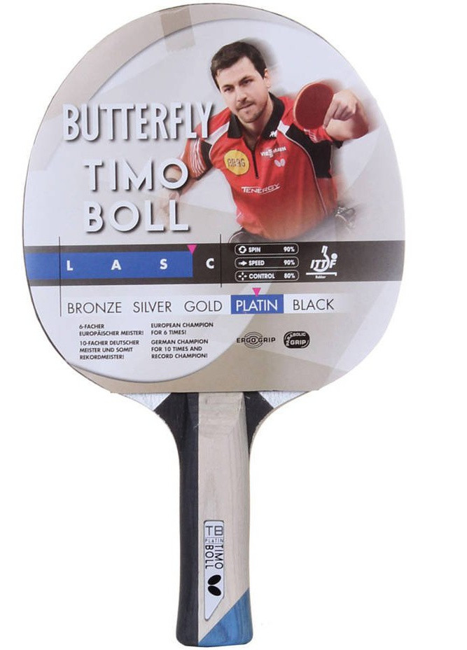 Ракетка для настільного тенісу TIMO BOLL Platinum 85026 Butterfly (257431592)