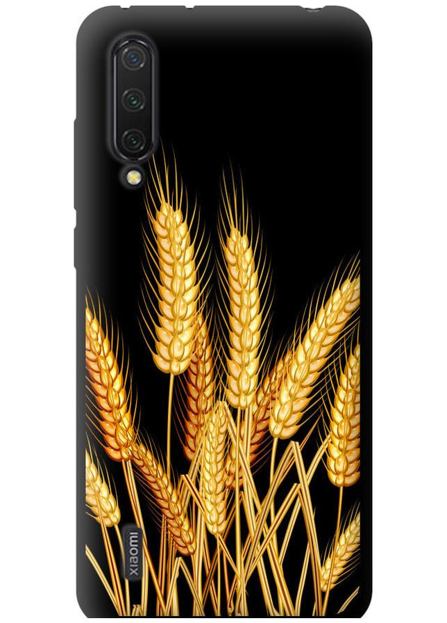 TPU черный чехол 'Колоски пшеници' для Endorphone xiaomi mi cc9 (277161942)