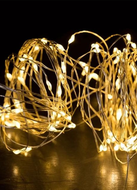 Диодная гирлянда-проволока Роса на 10 м, 100 лампочек от USB More (268909094)