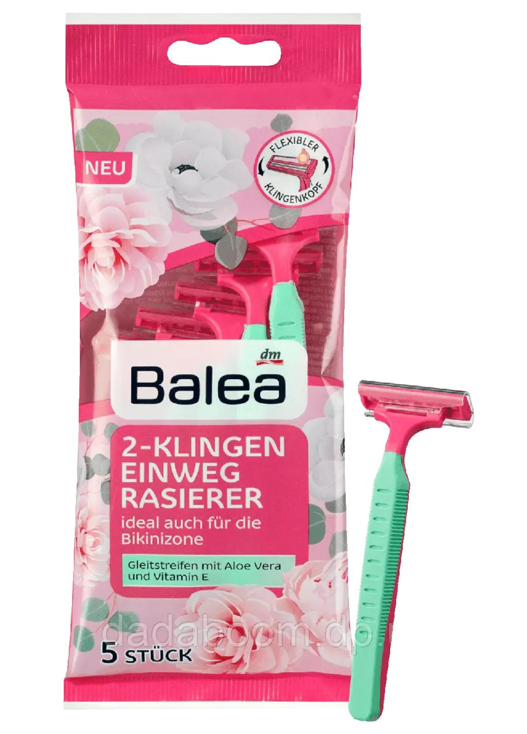 Станки для гоління жіночі 2 леза 10шт Balea (259142209)