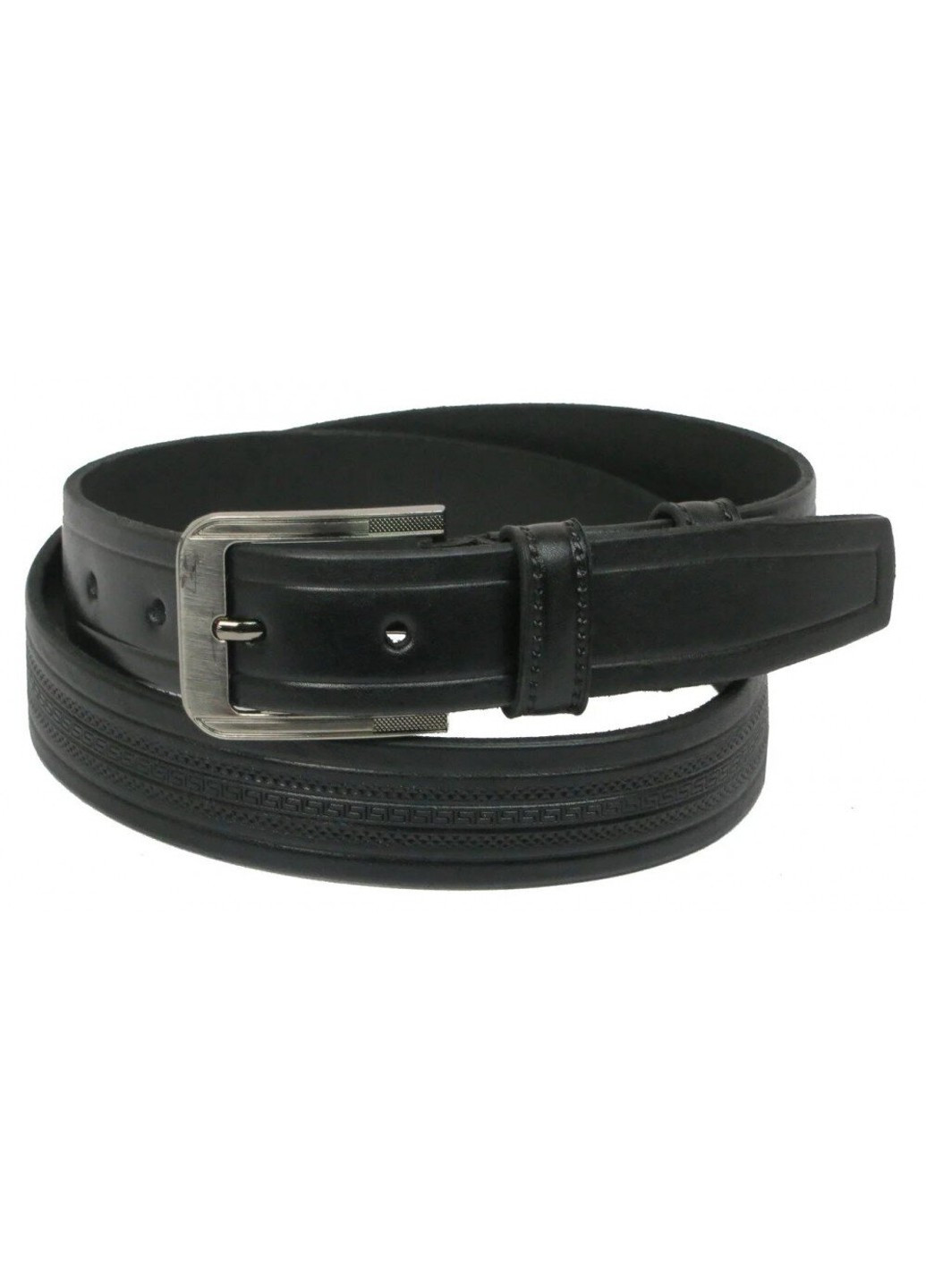 Мужской кожаный ремень 1052-35 121х3,5см. Skipper (266142759)