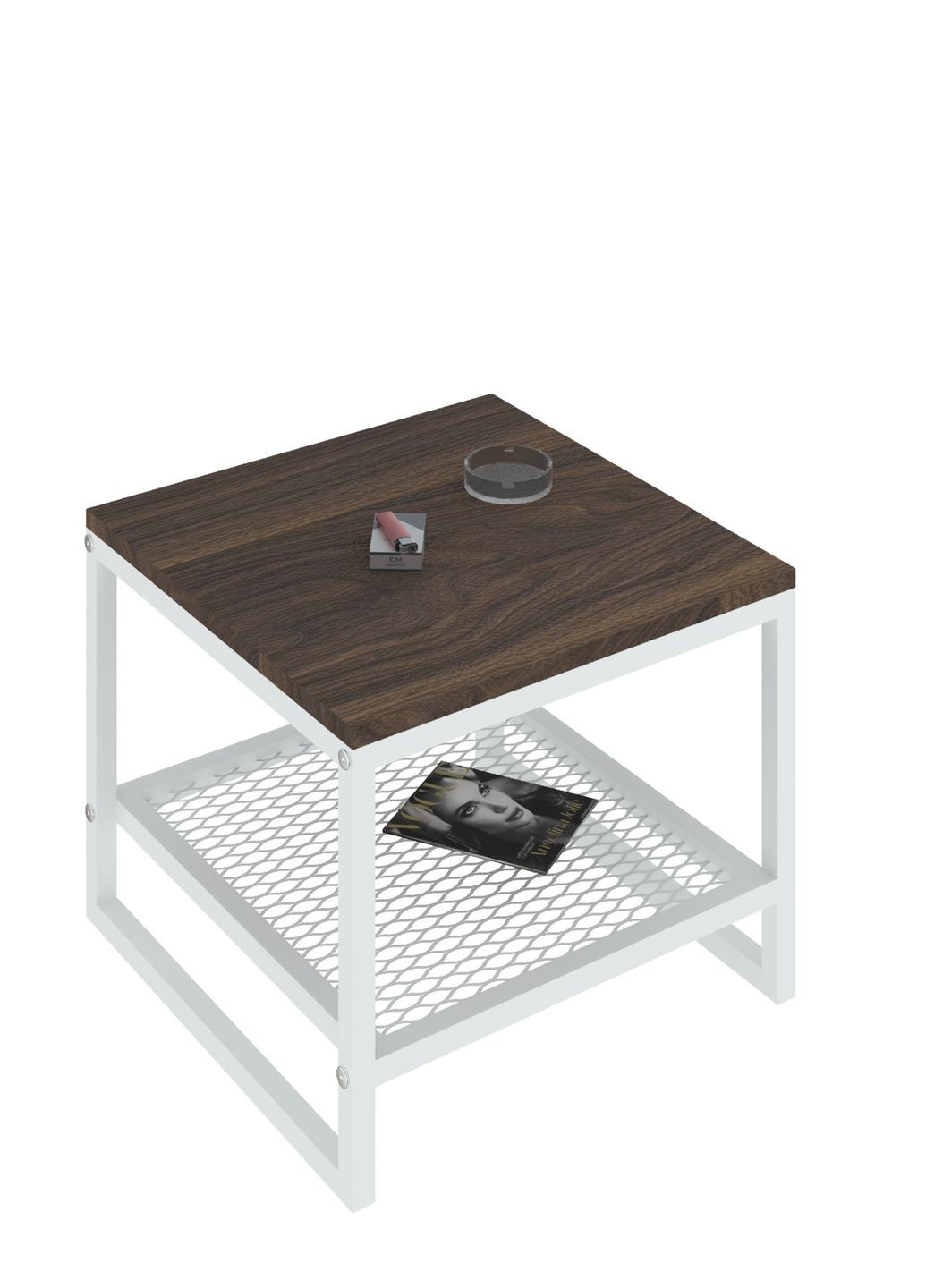 Журнальний стіл О-2 55x55 Горіх Модена Vian-Dizain (266899298)