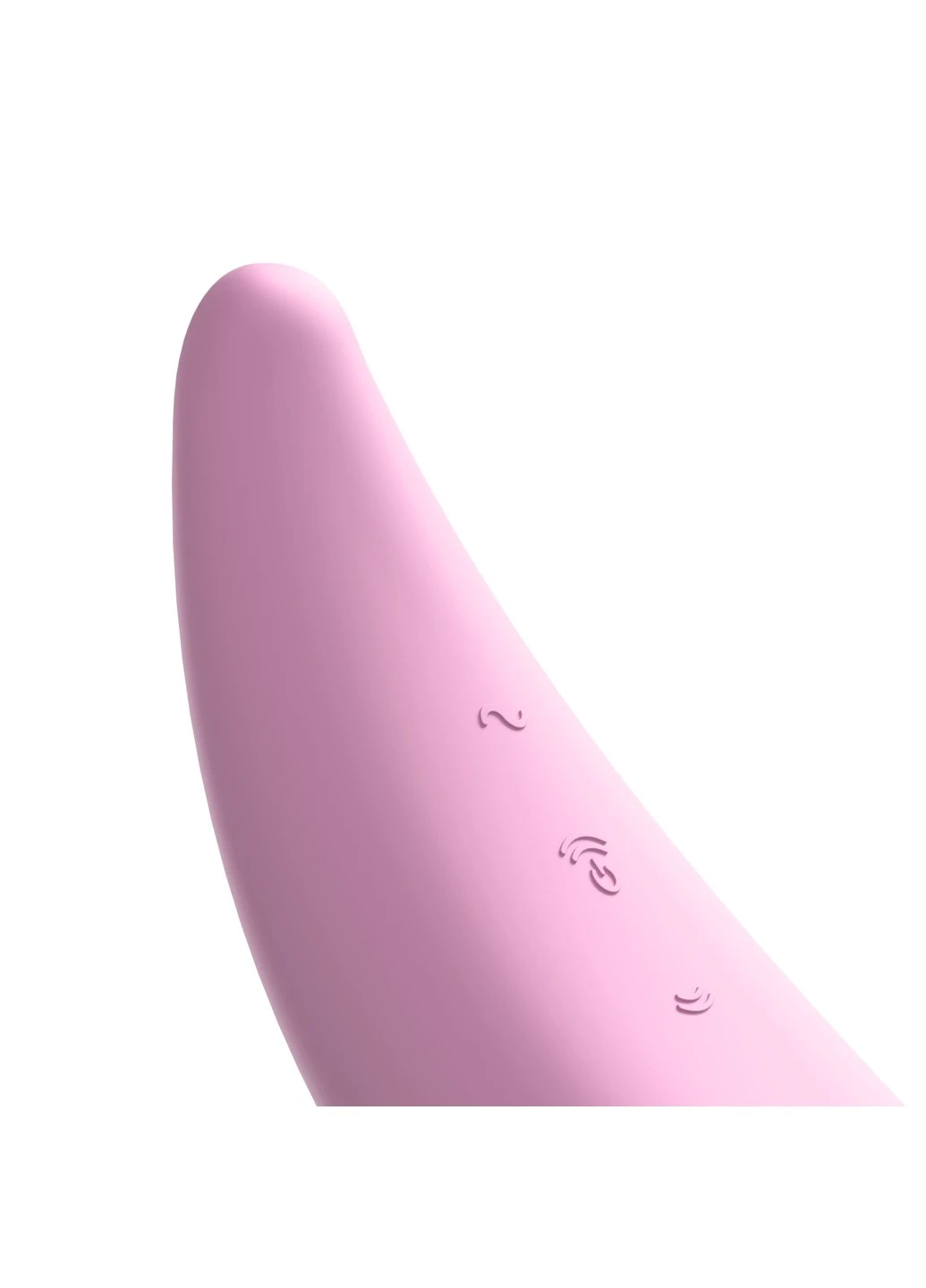 Мощный вакуумный клиторальный стимулятор Curvy 3+ с управлением через интернет Satisfyer (269007160)