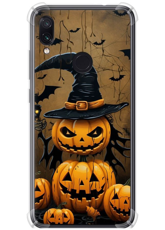 Силіконовий протиударний с посиленими кутами чохол 'Хелловін 1' для Endorphone Xiaomi Redmi Note 7 (266809724)