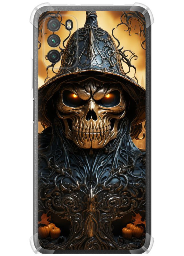 Силикон с усиленными углами чехол 'Череп 2' для Endorphone Xiaomi Poco M3 (266806005)