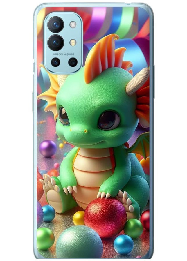 Силіконовий чохол 'Веселий дракончик' для Endorphone OnePlus 9R (275461939)