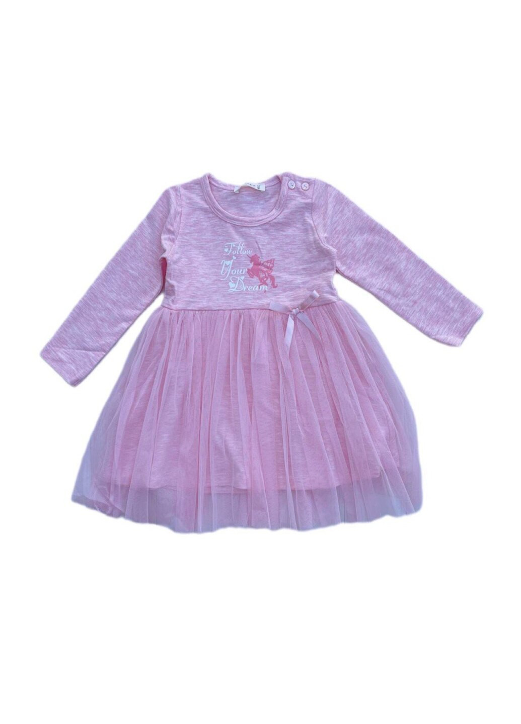 Розовое платье для девочки розовое Breeze (275334723)