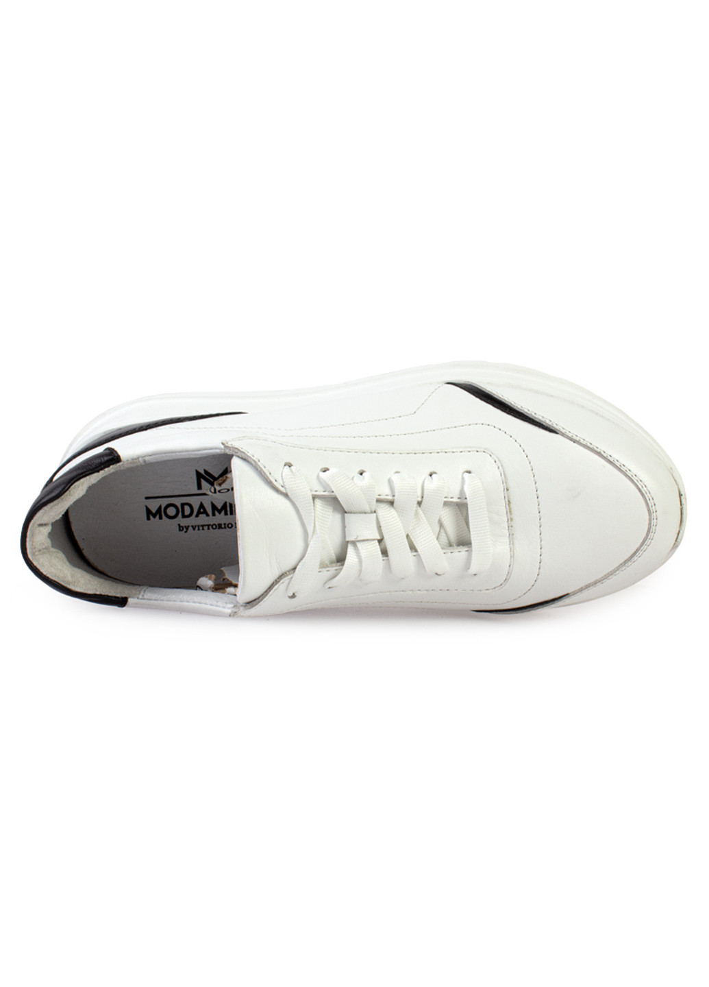 Белые демисезонные кроссовки женские бренда 8200317_(1) ModaMilano