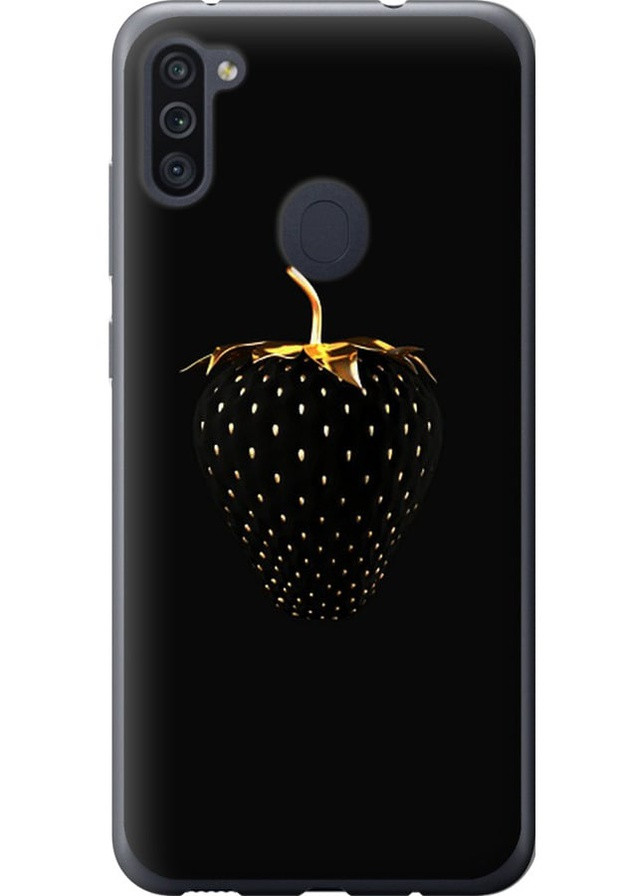 2D пластиковый чехол 'Черная клубника' для Endorphone Samsung Galaxy A11 A115F (258087444)