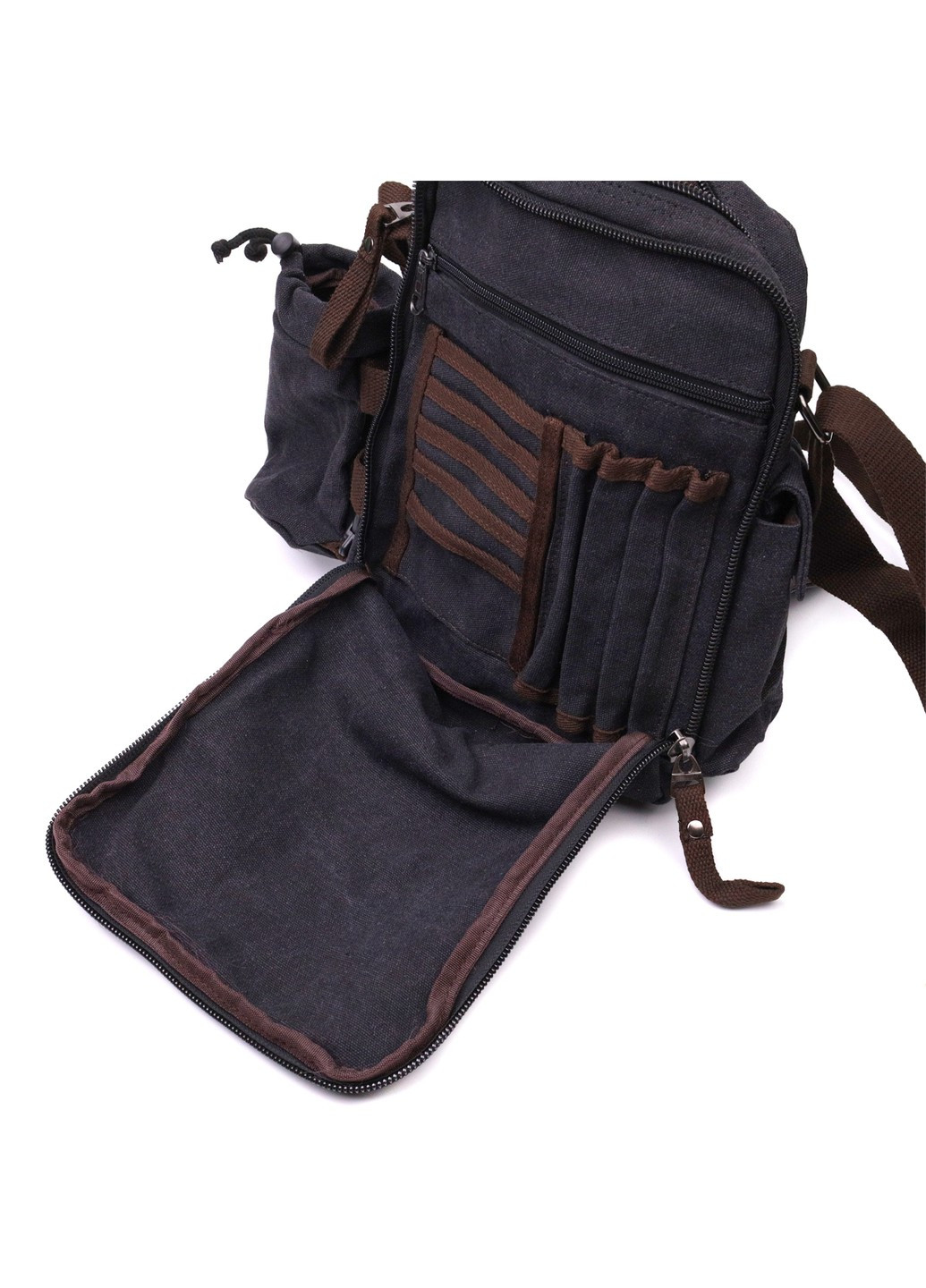 Текстильна сумка з чохлом для води 22208 Чорний Vintage (267932169)