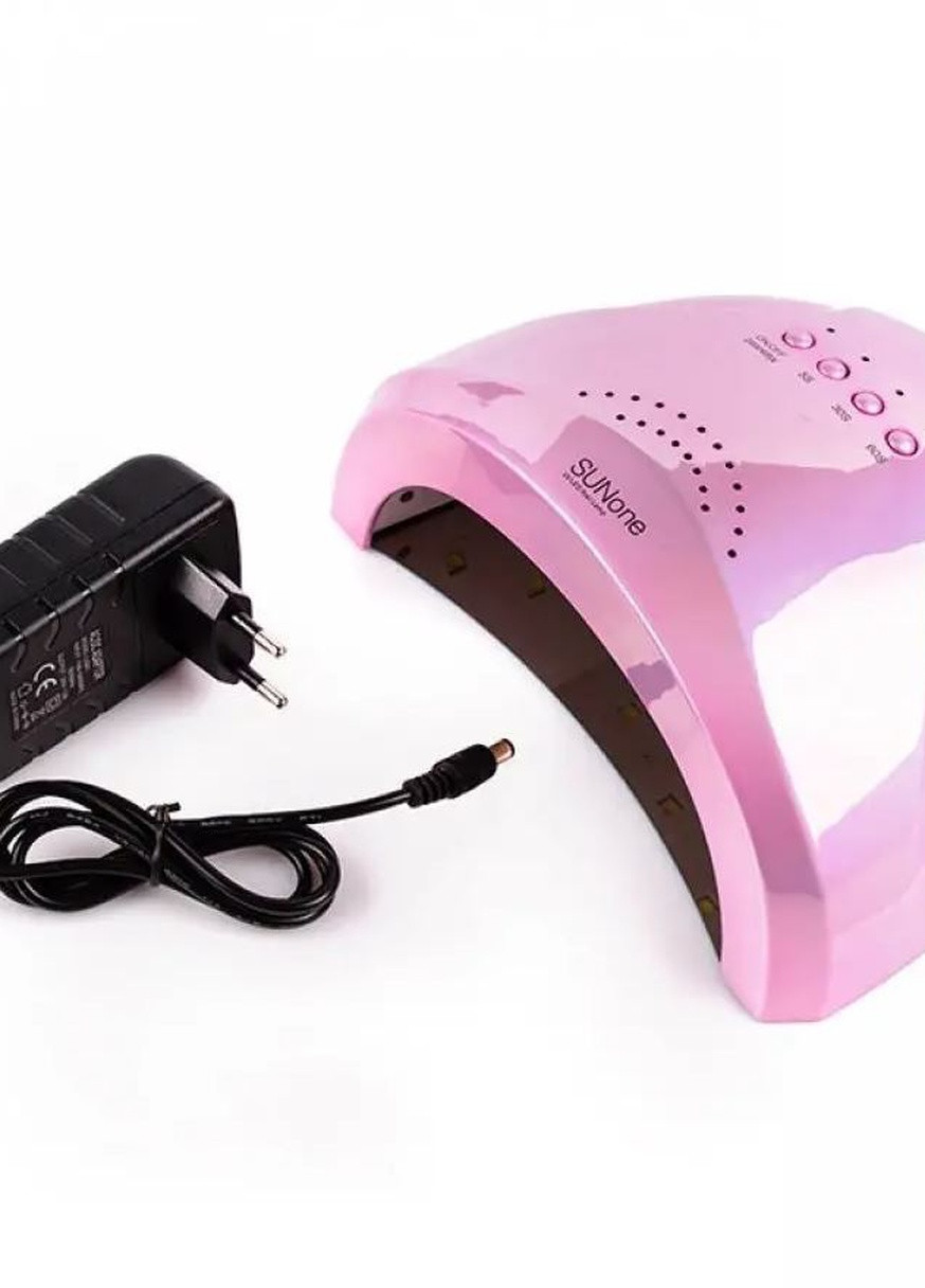 Лампа для манікюру LED+UV One Mirror Pink (дзеркально-рожева), 48 Вт Sun (256733652)