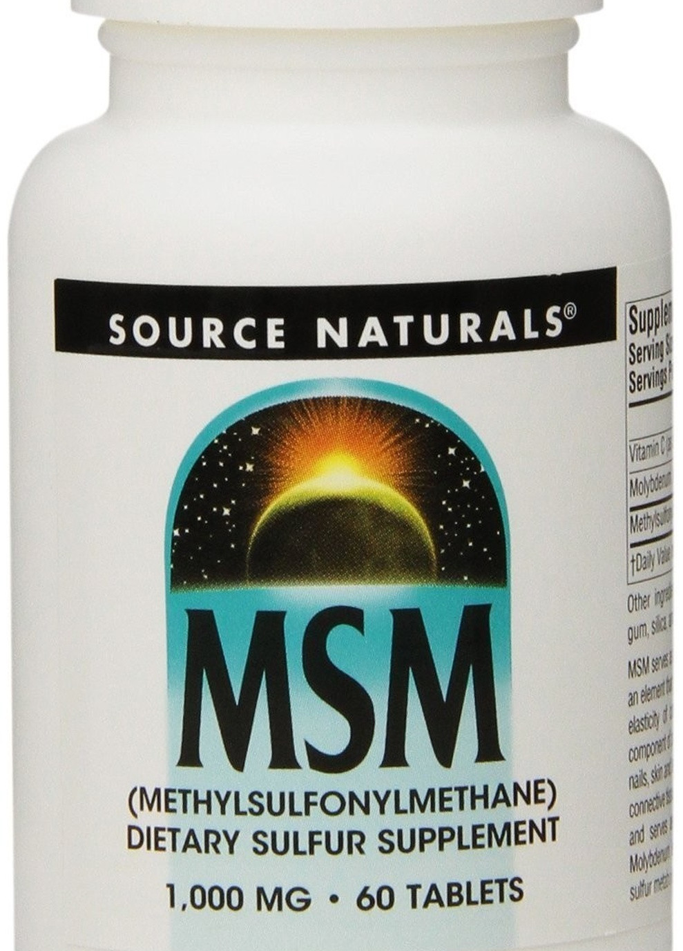 MSM 1000 mg 60 Tabs Source Naturals (257252515)