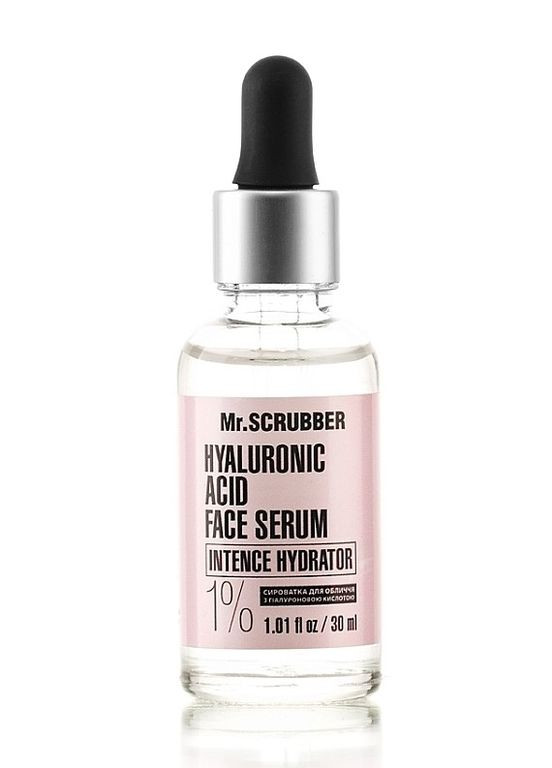 Сироватка для обличчя з гіалуроновою кислотою Hyaluronic Acid Face Serum, 30 мл Mr. Scrubber (260408966)