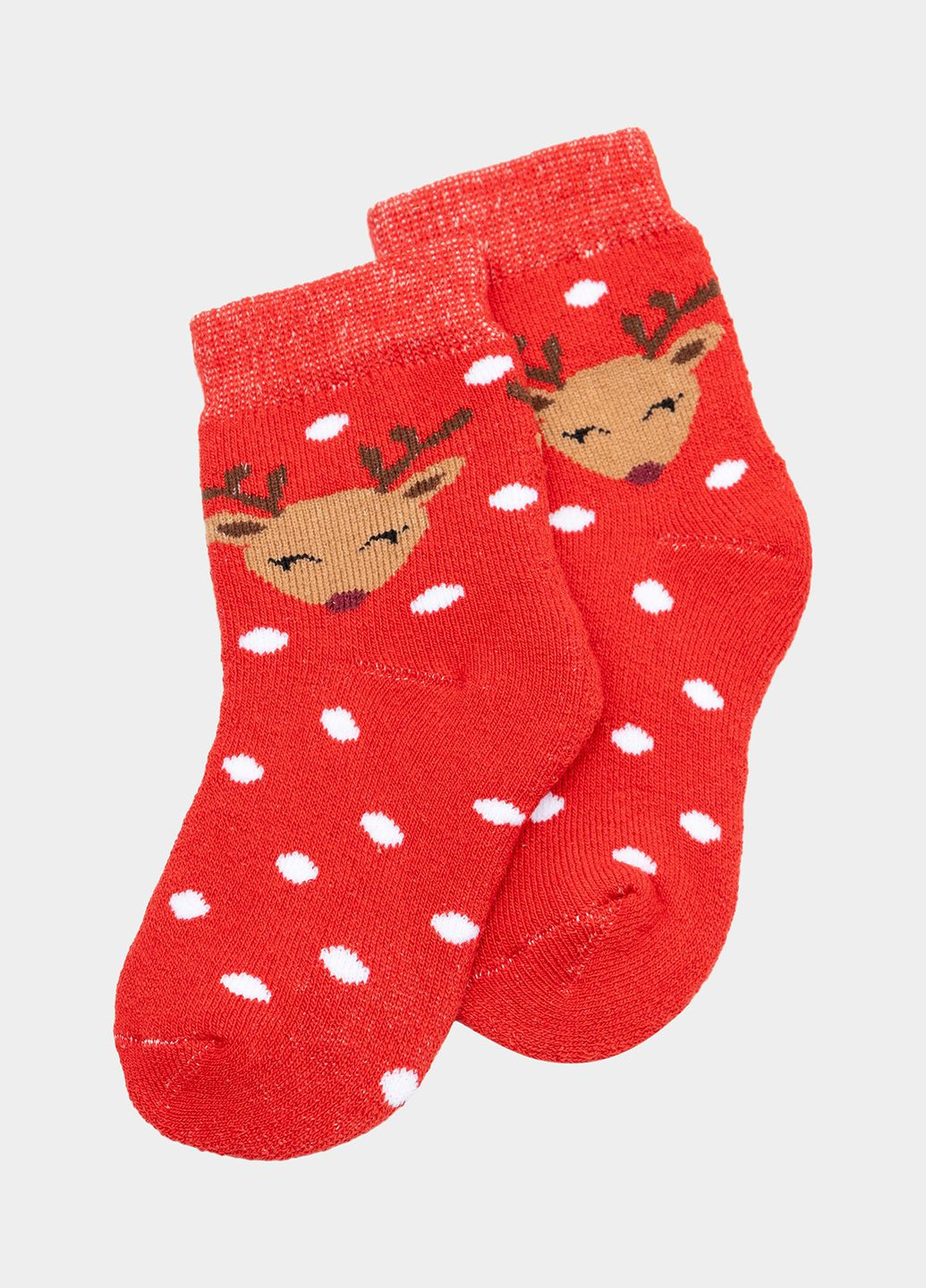 Шкарпетки для дівчинки колір червоний ЦБ-00231994 Шкарпеткофф (271515685)