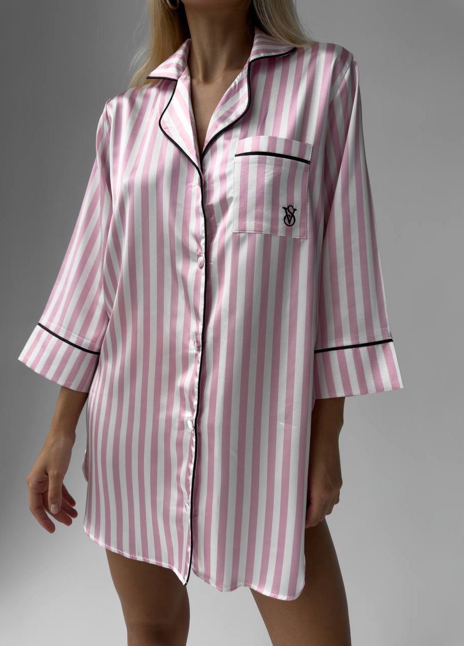 Ночная шелковая рубашка No Brand (260713507)