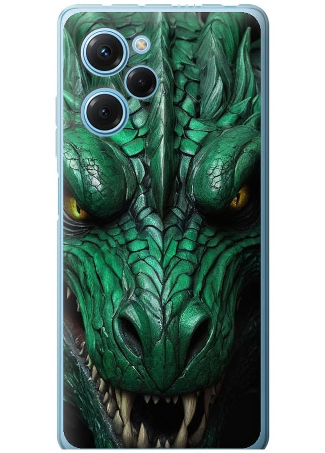 Силиконовый чехол 'Зелёный дракон v2' для Endorphone Xiaomi Poco X5 Pro 5G (275647888)