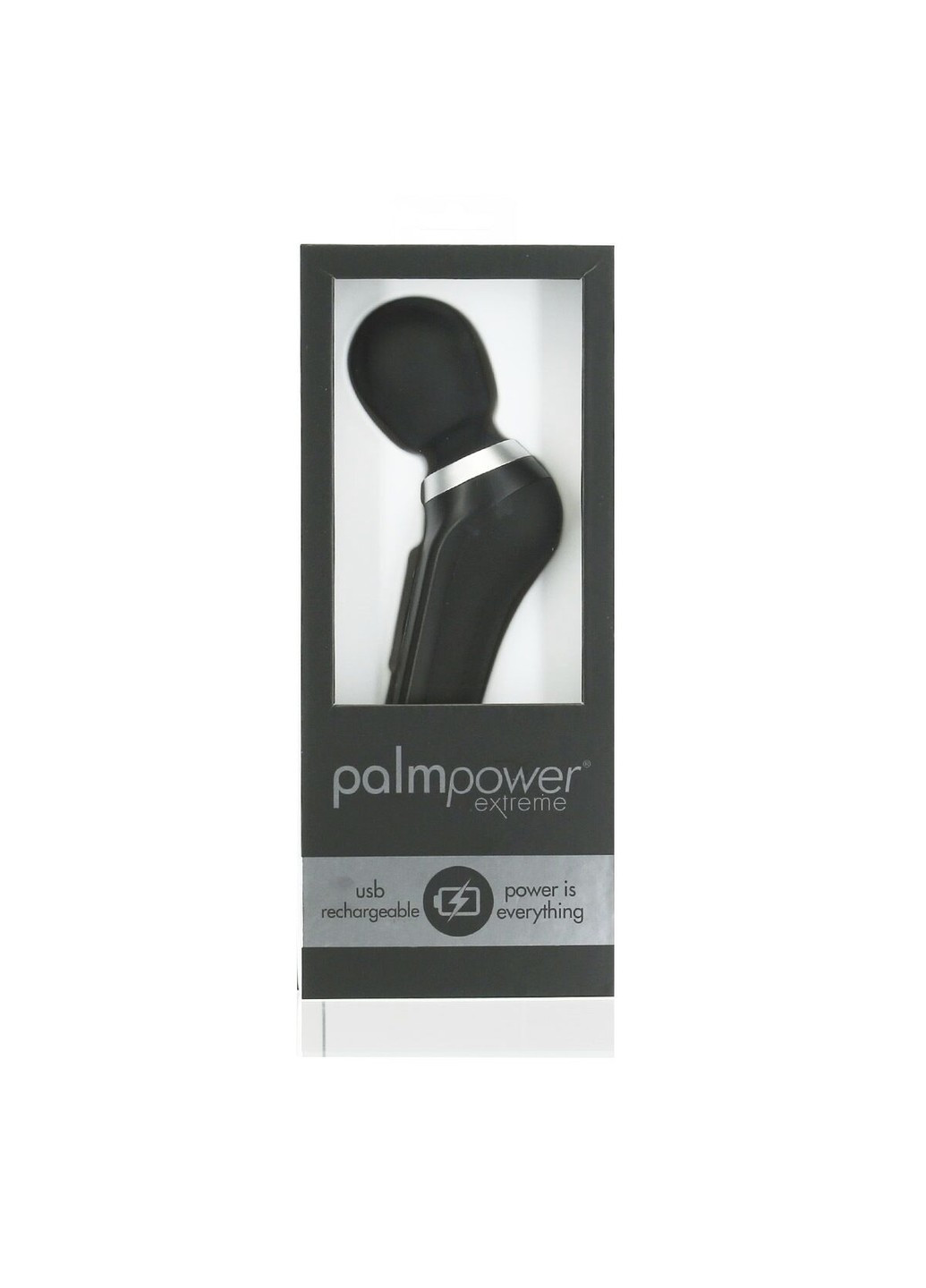 Мощный вибромассажер EXTREME - Black водонепроницаемый, с плавной регулировкой PalmPower (276388836)