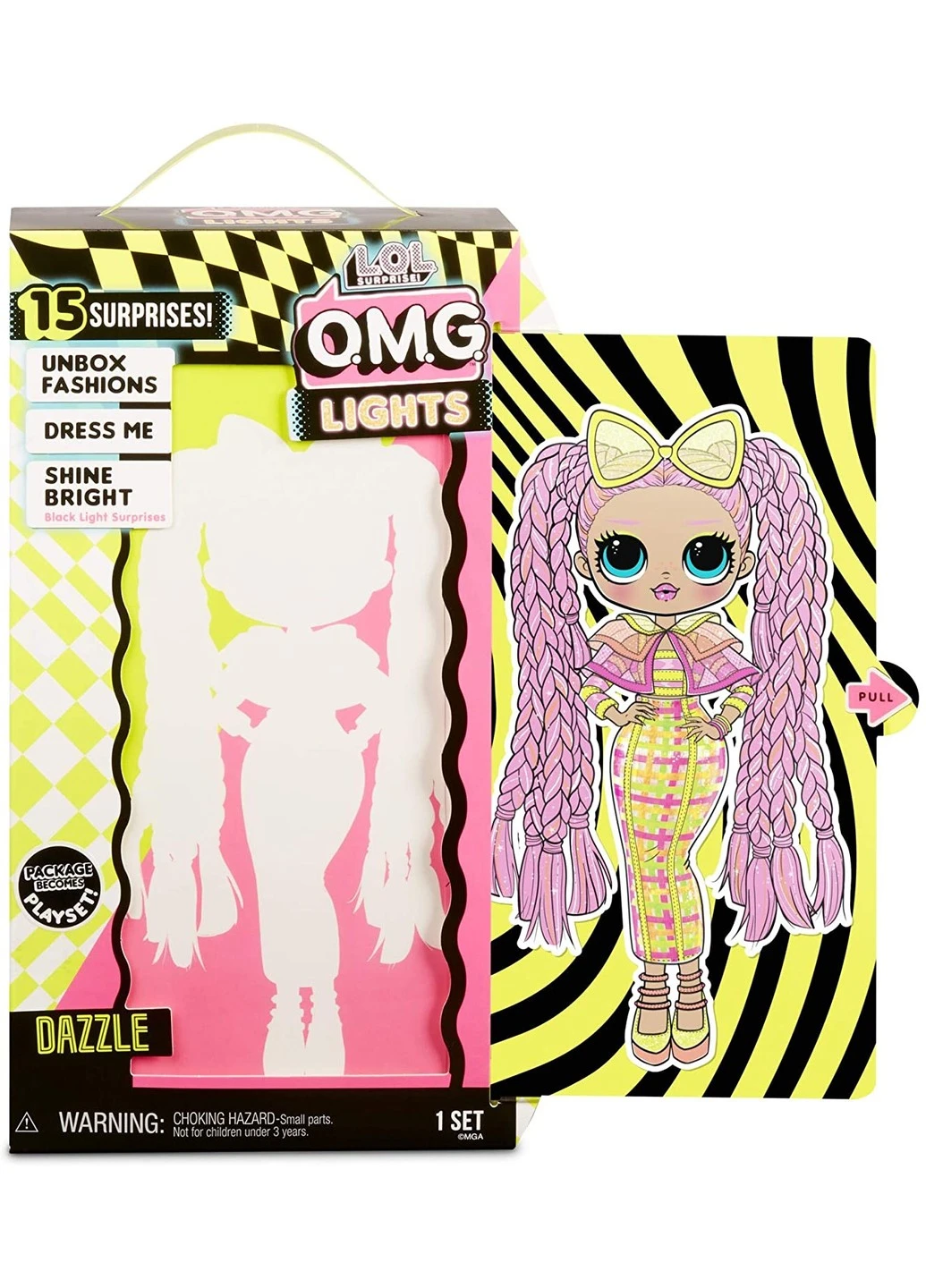 Игровой набор с куклой L.O.L. Surprise! серия O.M.G. Lights Dazzle - Блестящая королева (565185) MGA Entertainment (259111789)