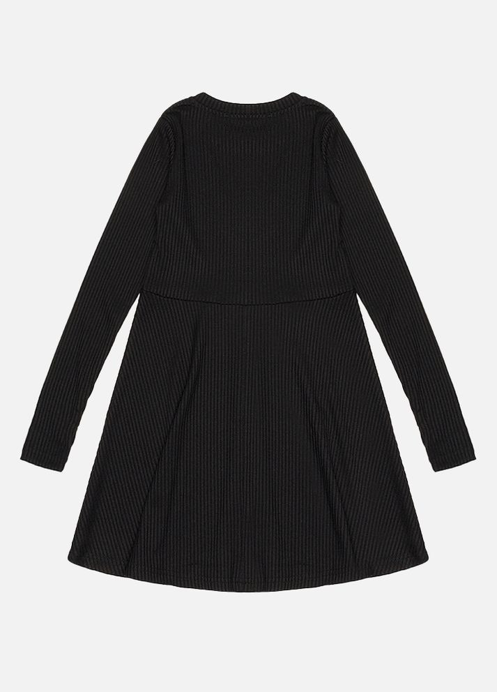 Чёрное платье для девочки цвет черный цб-00221641 Jak Pani (260355863)