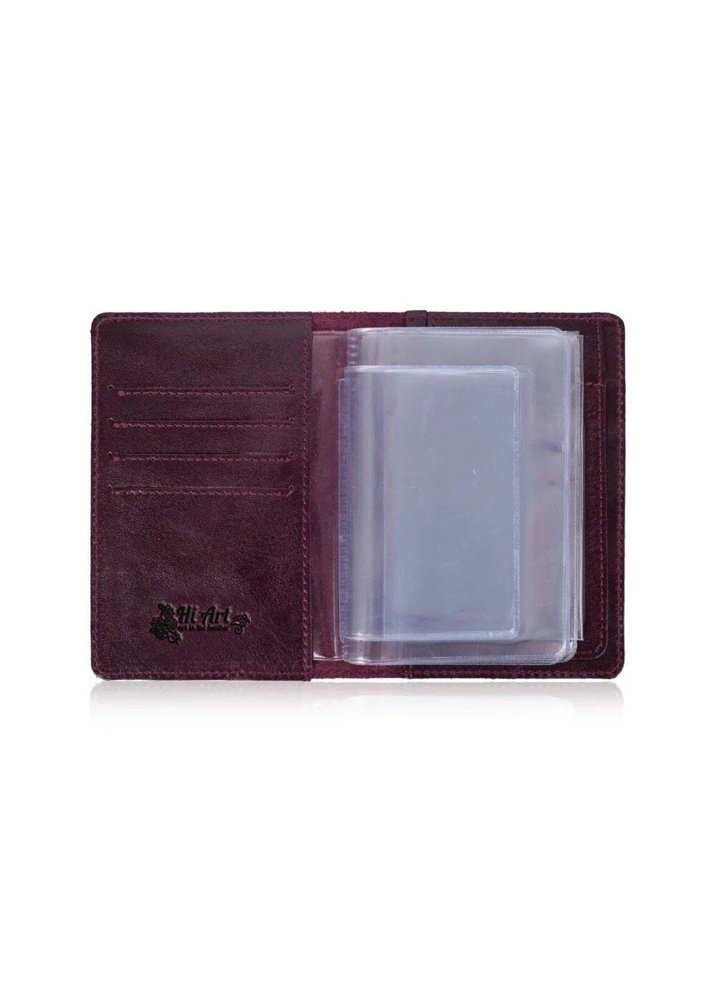 Обложка-органайзер для документов из кожи HiArt Mehendi Art AD-01-C19-1718-T005 Фиолетовый Hi Art (268371164)