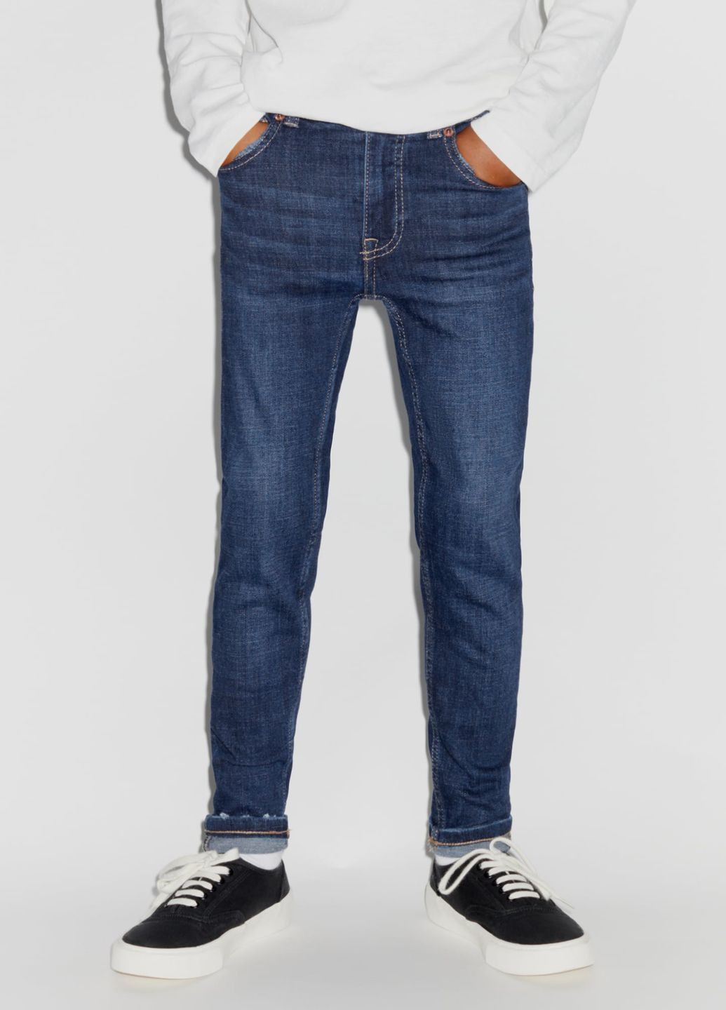 Синие демисезонные джинсы для мальчика 6987762407 Zara