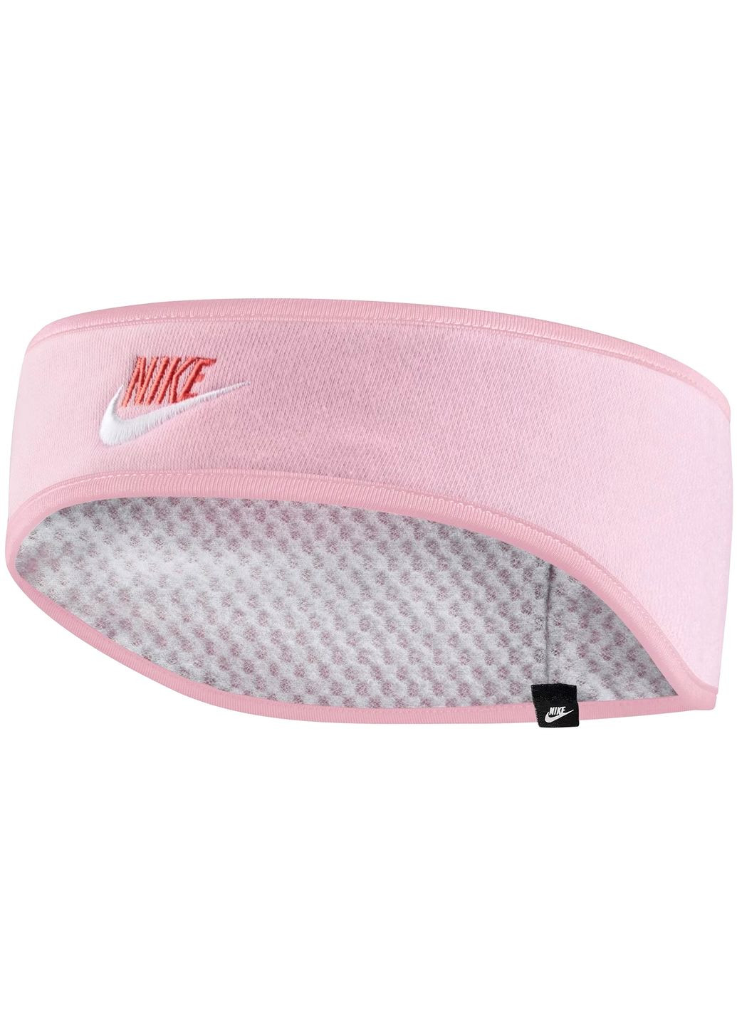Повязка на голову оригинал подростковая девичья детская Nike club fleece headband youth pink (264660574)
