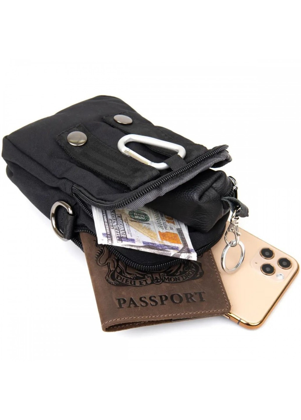 Чоловіча тканинна сумка на пояс 20645 Vintage (263360606)