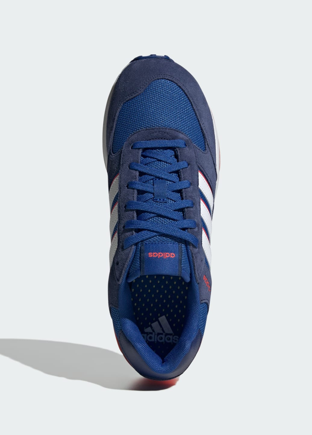 Синие всесезонные кроссовки run 80s adidas