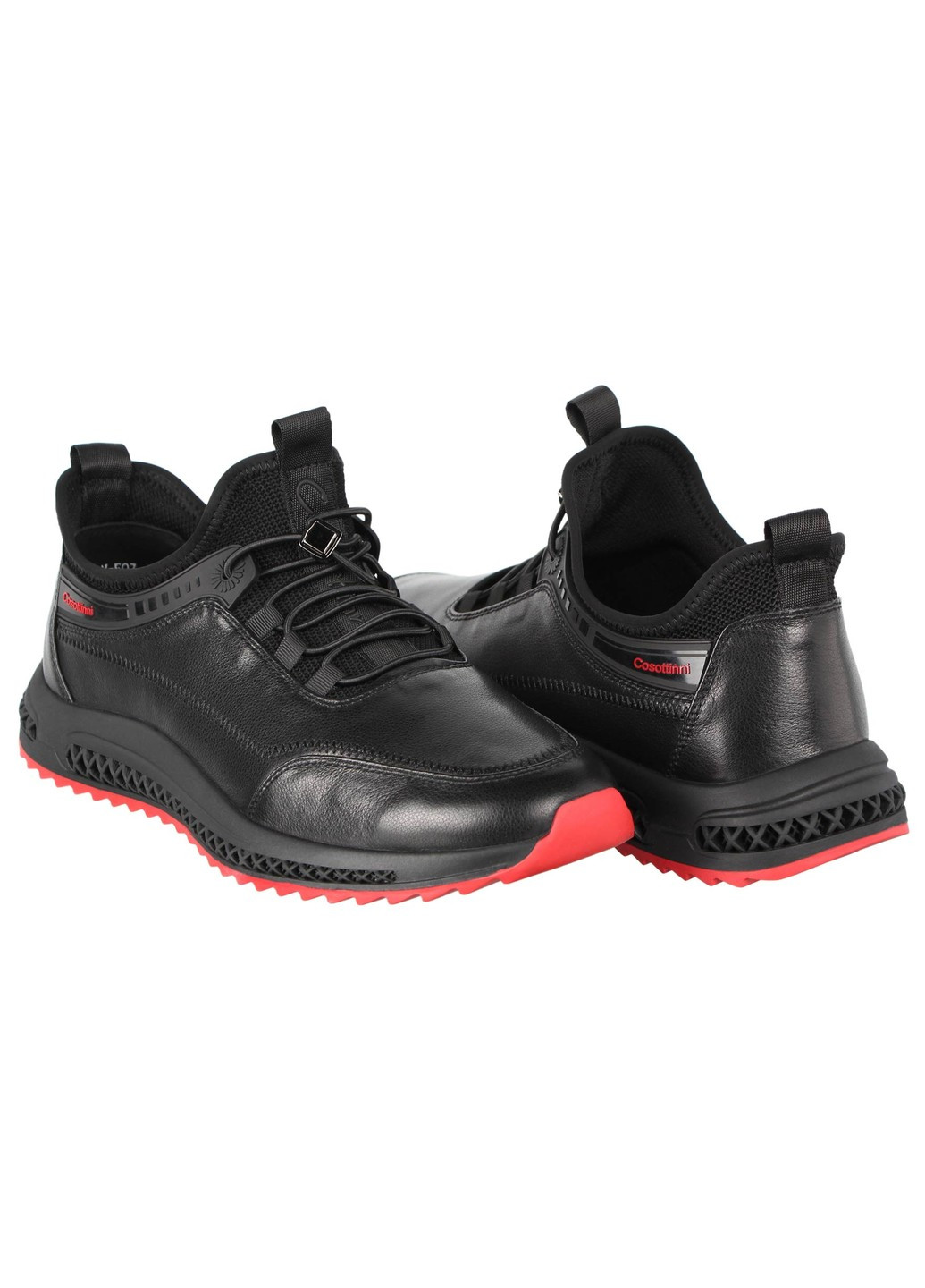 Чорні Осінні чоловічі кросівки 197202 Cosottinni