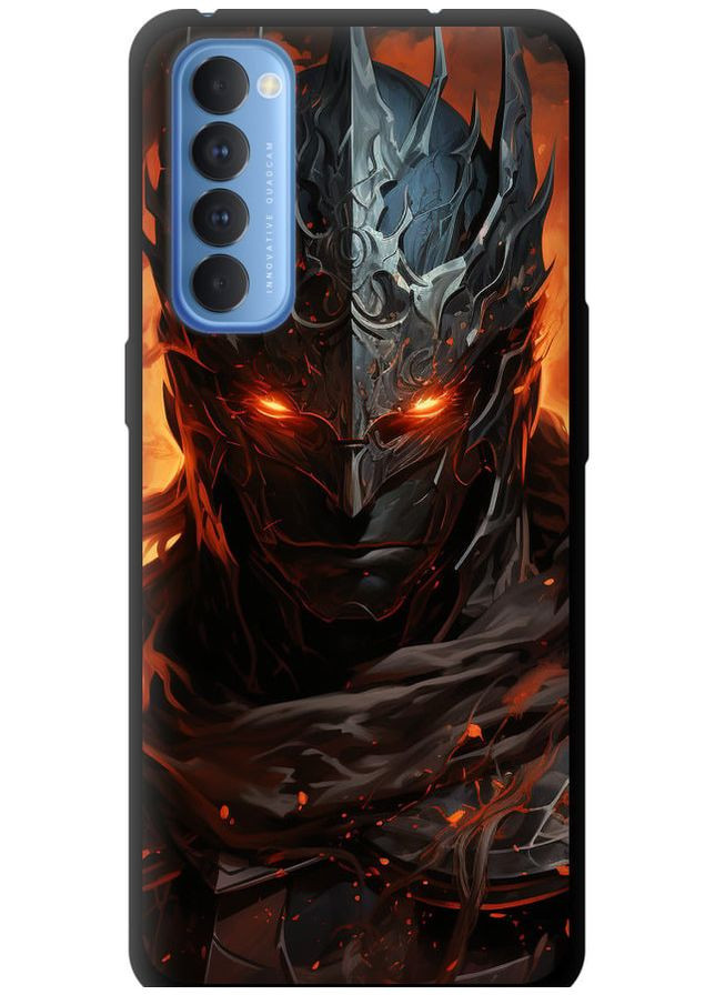 TPU черный чехол 'Темный рыцарь' для Endorphone Oppo Reno 4 Pro (266050651)