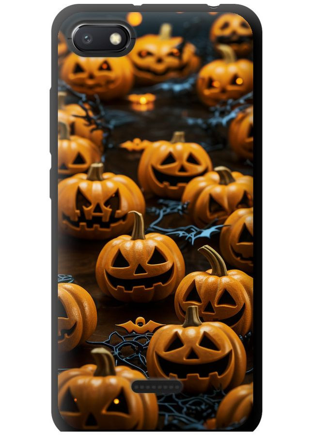 TPU черный чехол 'Тыквы 2' для Endorphone Xiaomi Redmi 6A (266809632)