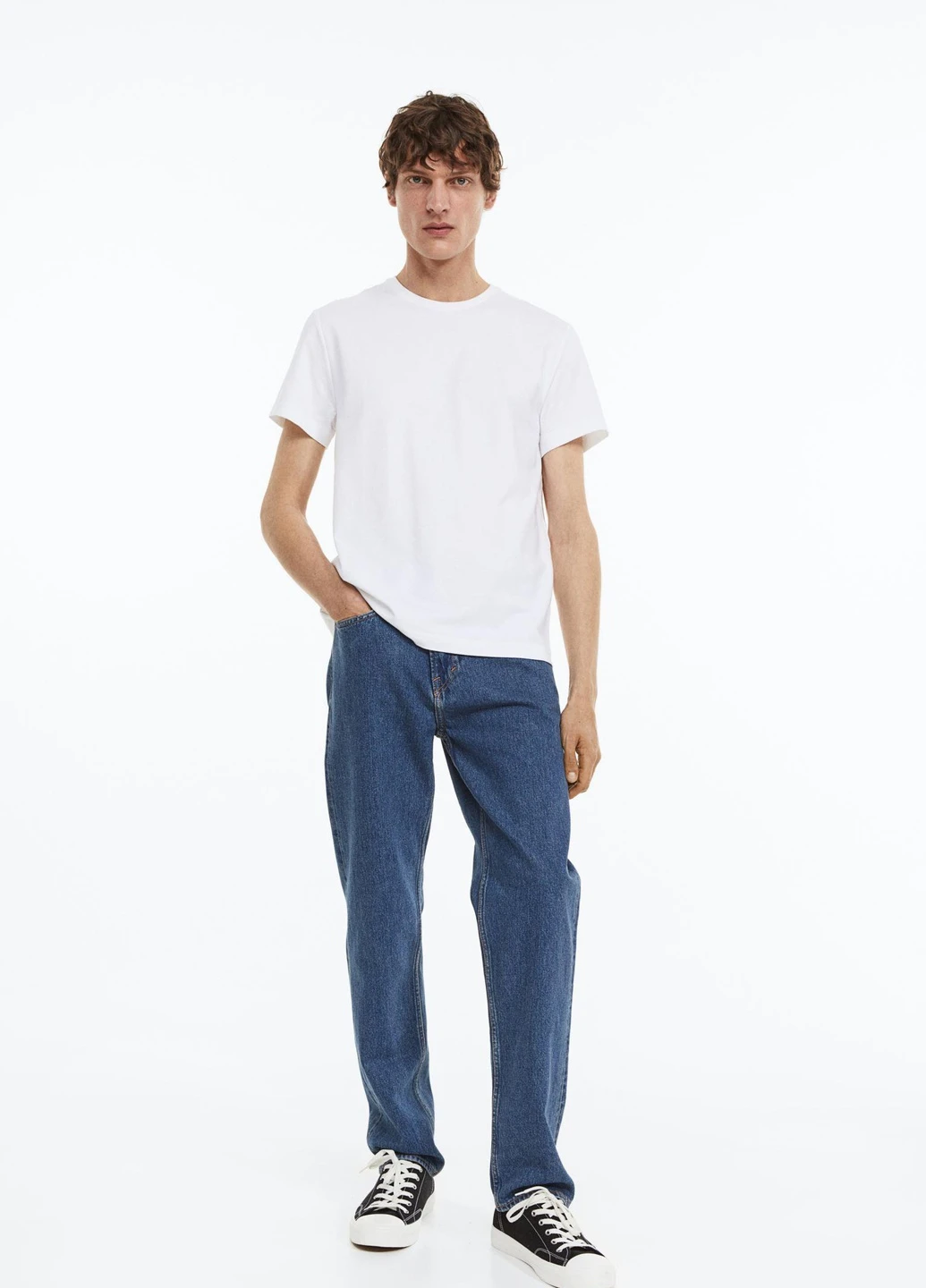 Біла футболка,білий, H&M