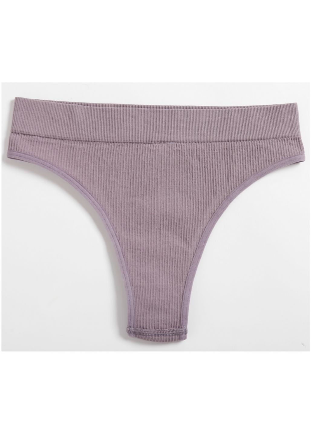 Трусики безшовні бавовняні бразиліани висока посадка Хакі S-M Finetoo (268665071)