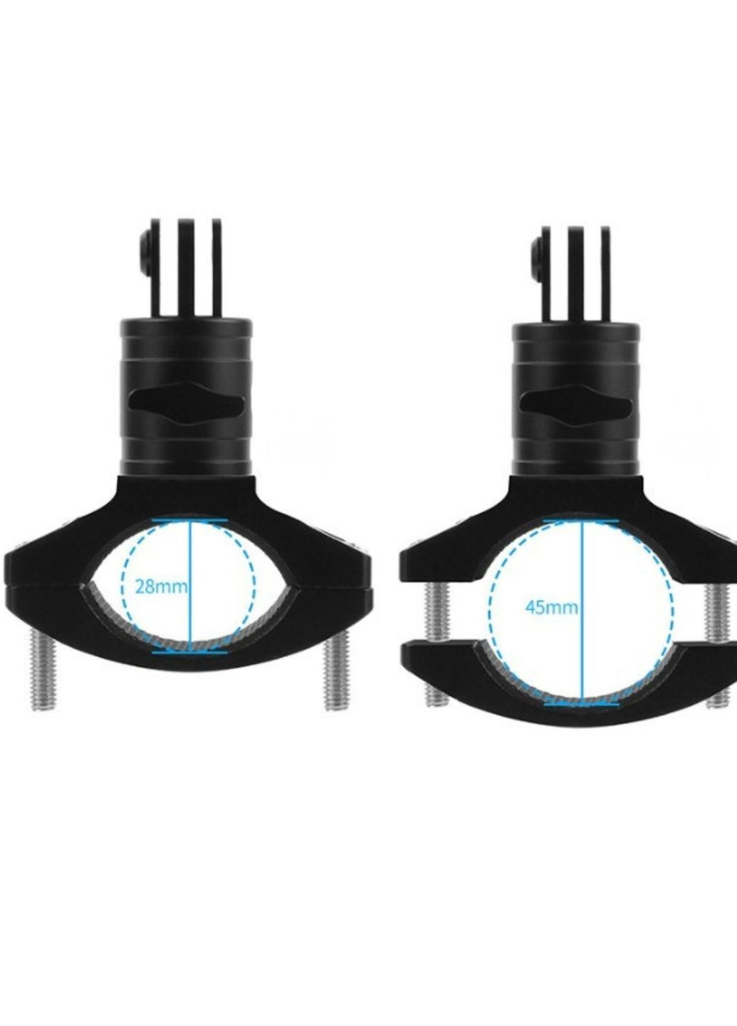 Кріплення тримач на кермо/трубу для смартфонів та екшн камер металевий для велосипедів та мотоциклістів No Brand (276842557)