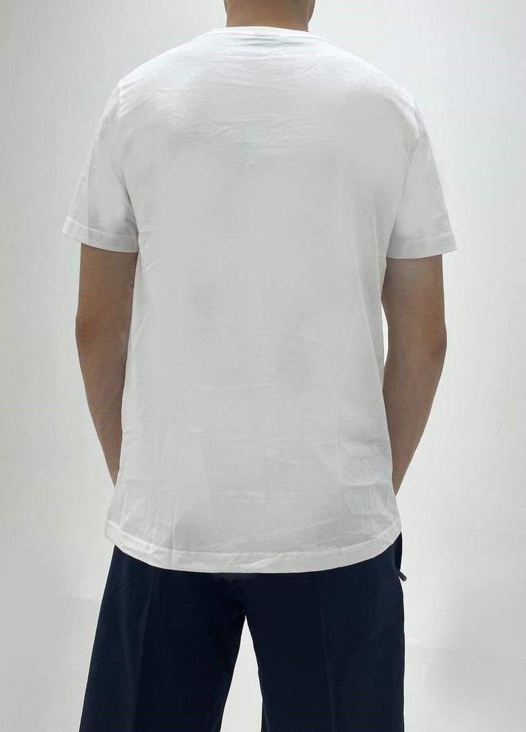 Белая футболка мужская Paul & Shark CLASSIC LOGO