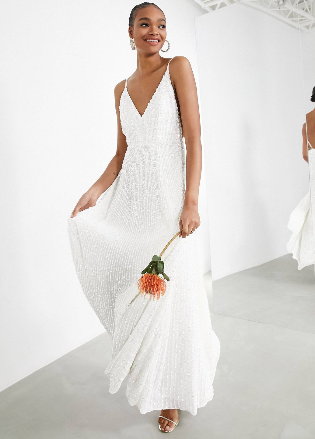 Платье свадебное с открытой спиной Asos (270856244)