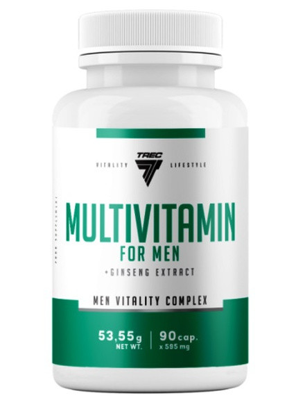 Multivitamin for Men 90 Caps Trec Nutrition (258499460)