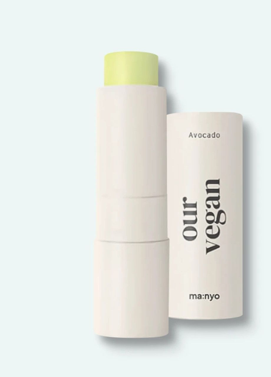 Бальзам для губ веганський зі смаком авокадо Our Vegan Color Lip Balm – Avocado 3.7 g Manyo (268030189)
