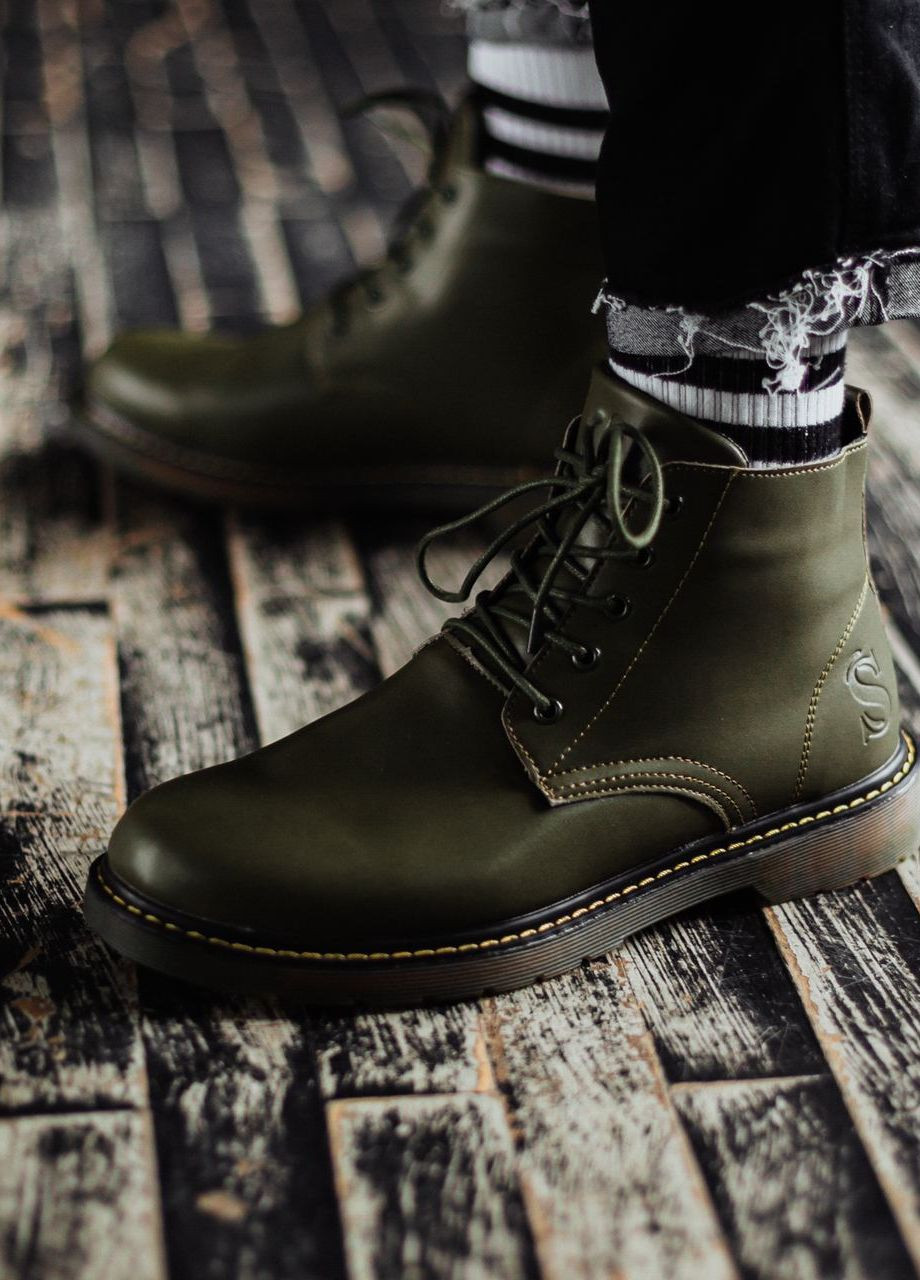 Зеленые зимние ботинки south warfare green/winter Vakko