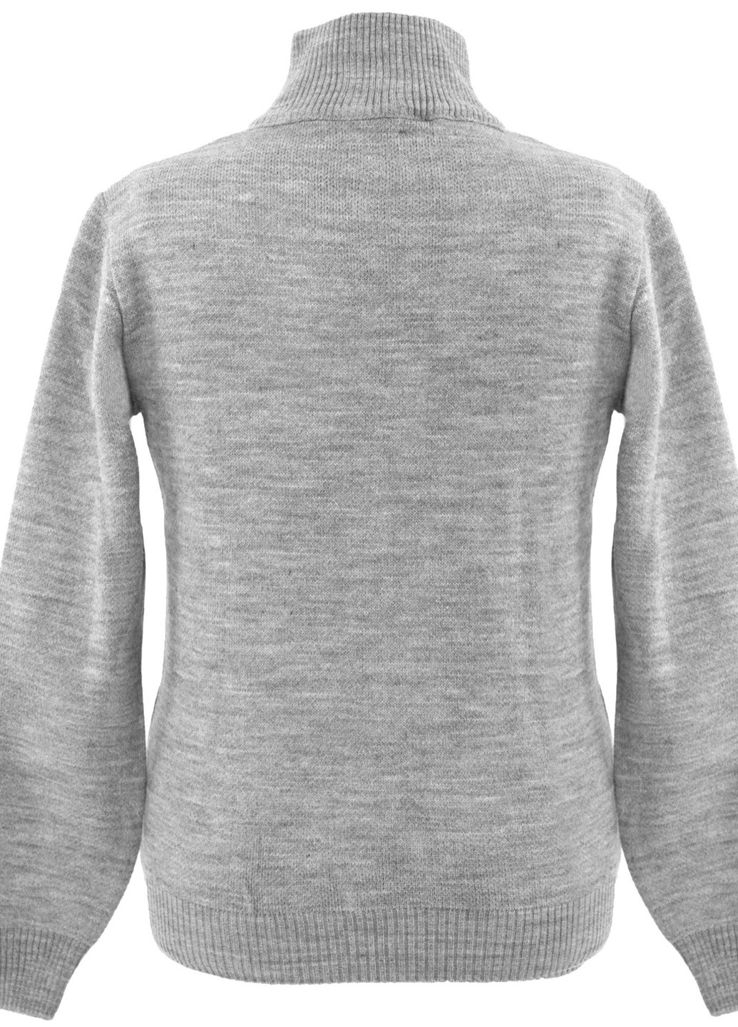 Серый светри кофта на дівчинку (орнамент) Lemanta