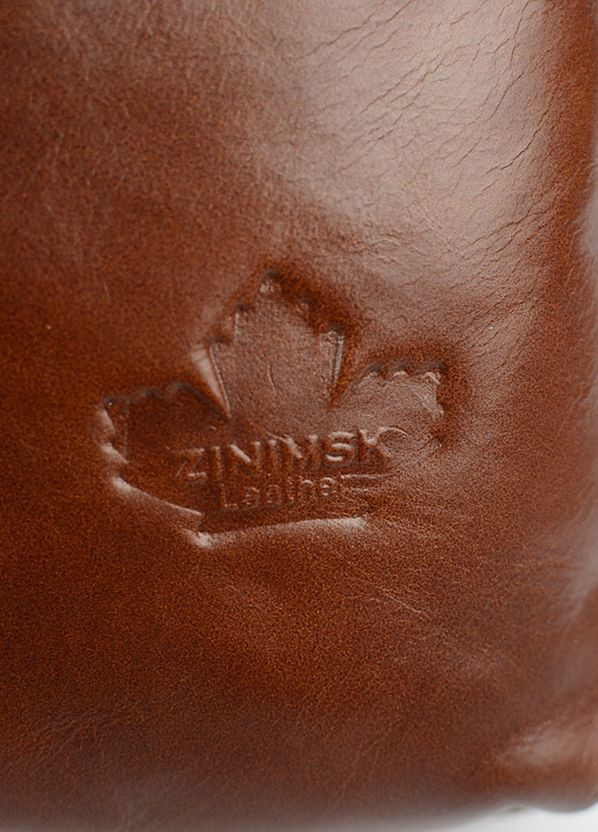 Коричнева чоловіча шкіряна сумка рюкзак слінг на одне плече нагрудна сумочка з натуральної шкіри No Brand (266423747)