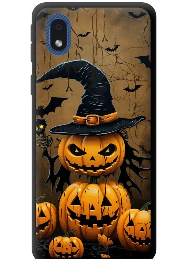 TPU чорний чохол 'Хелловін 1' для Endorphone Samsung Galaxy A01 Core A013F (266809830)
