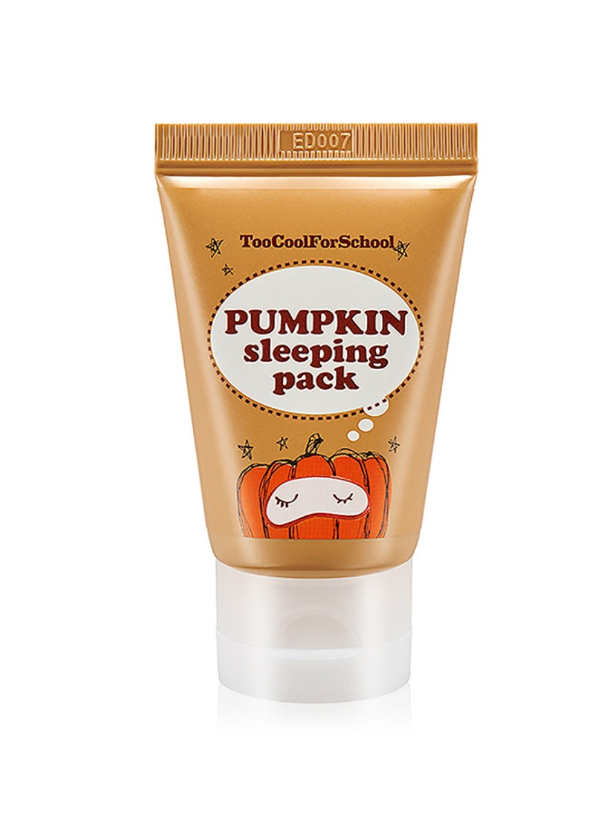 Нічна маска з екстрактом гарбуза Pumpkin Sleeping Pack Too Cool For School (267729443)