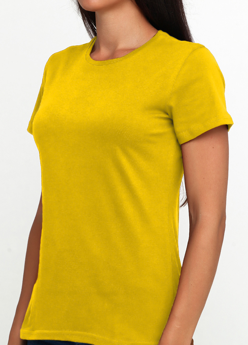 Жовта всесезон жіноча футболка з коротким рукавом Malta