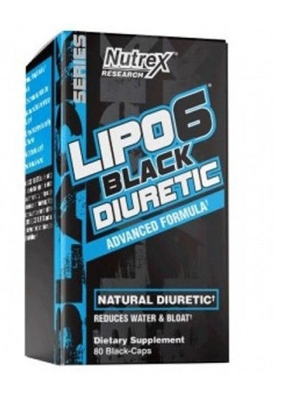 Lipo-6 Black Diuretic 80 Caps Nutrex (256723057)