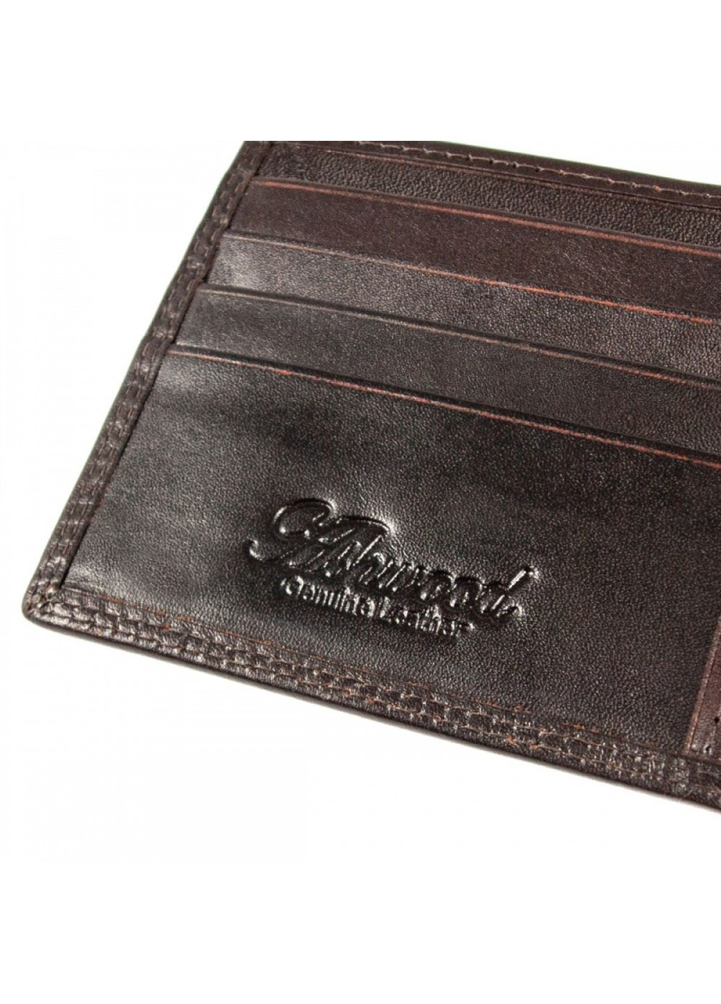 Англійський чоловічий шкіряний гаманець Ashwood 1211 VT Brown Ashma (276456906)