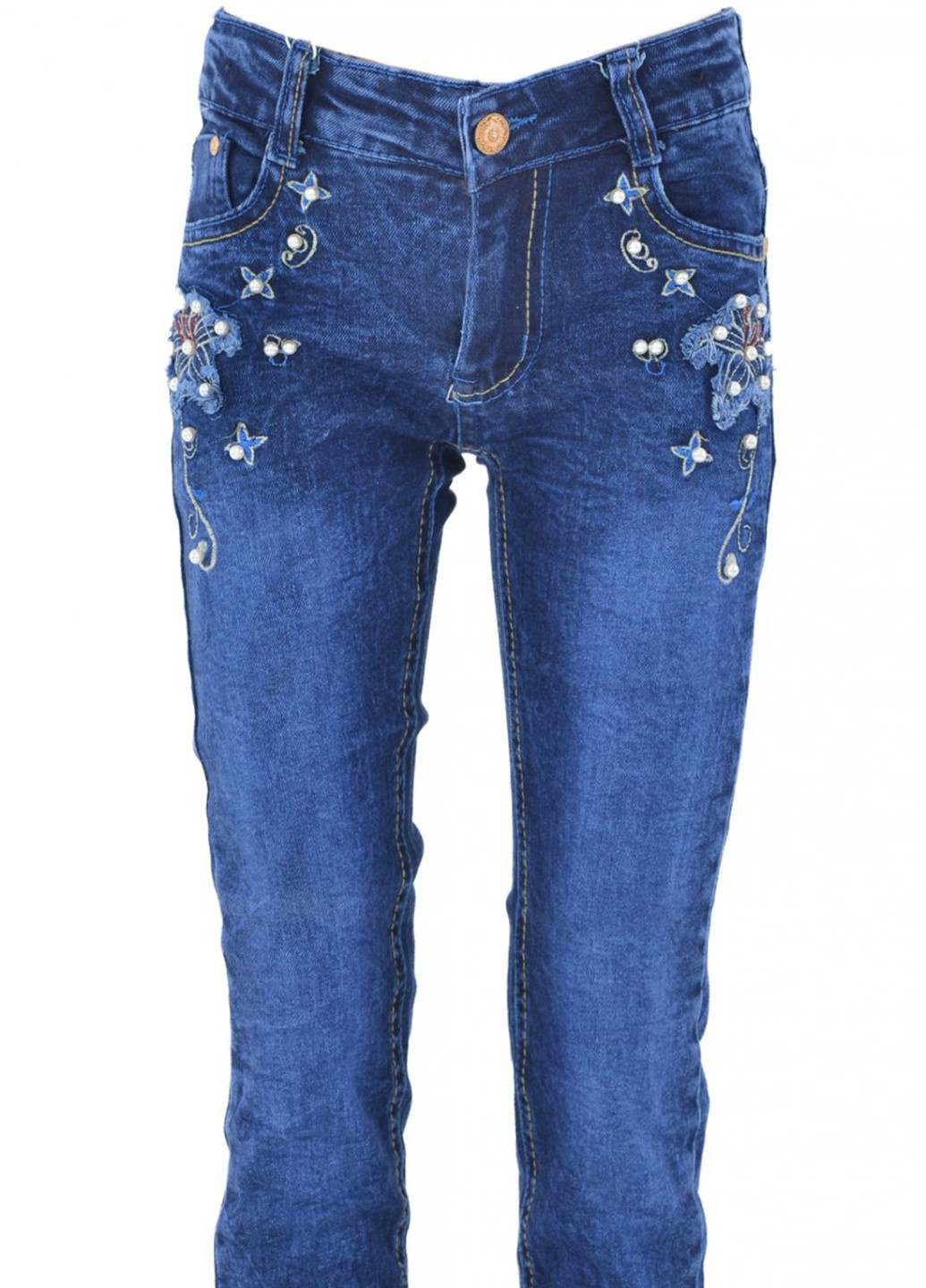 Брюки Джинси для дівчинки (8051) Lemanta (259483437)